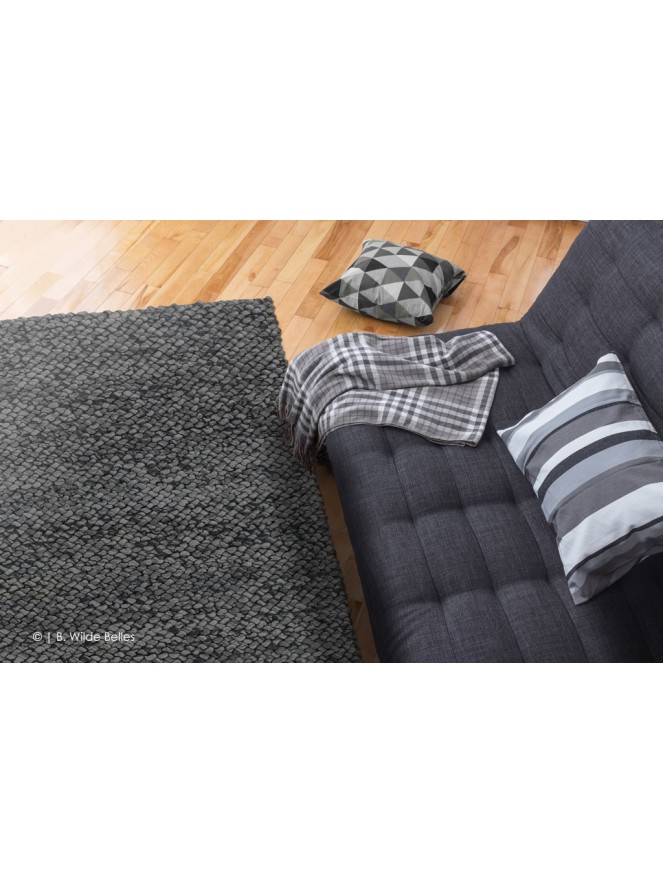 Tangled Waves Grey Rug - 3