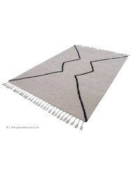 Boujad Tribal Cream Rug - Thumbnail - 3