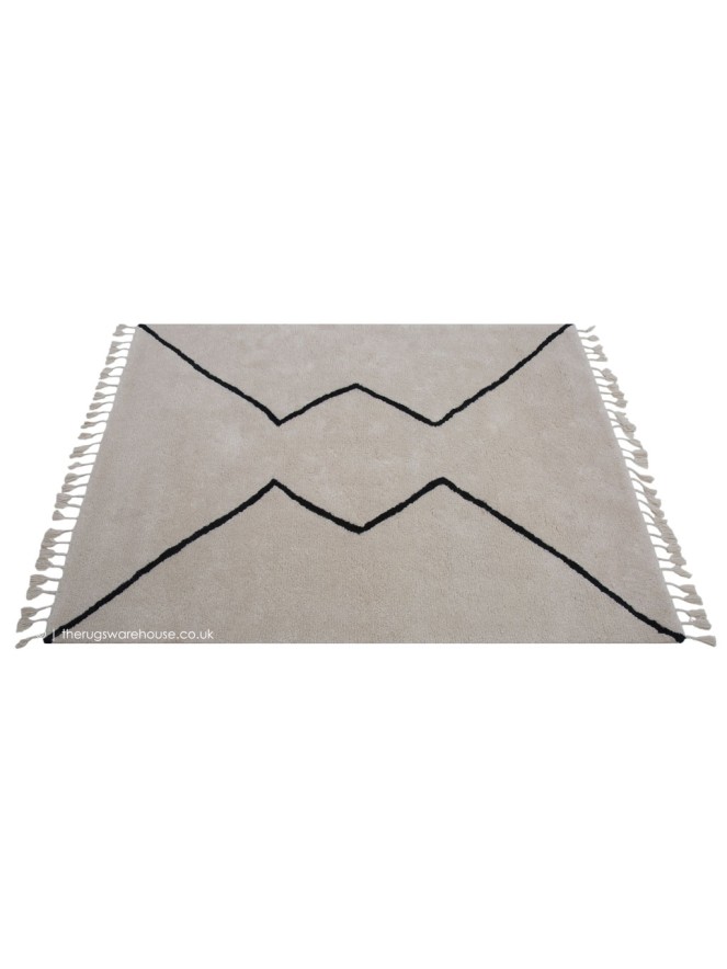 Boujad Tribal Cream Rug - 8