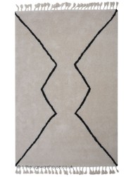 Boujad Tribal Cream Rug - Thumbnail - 9