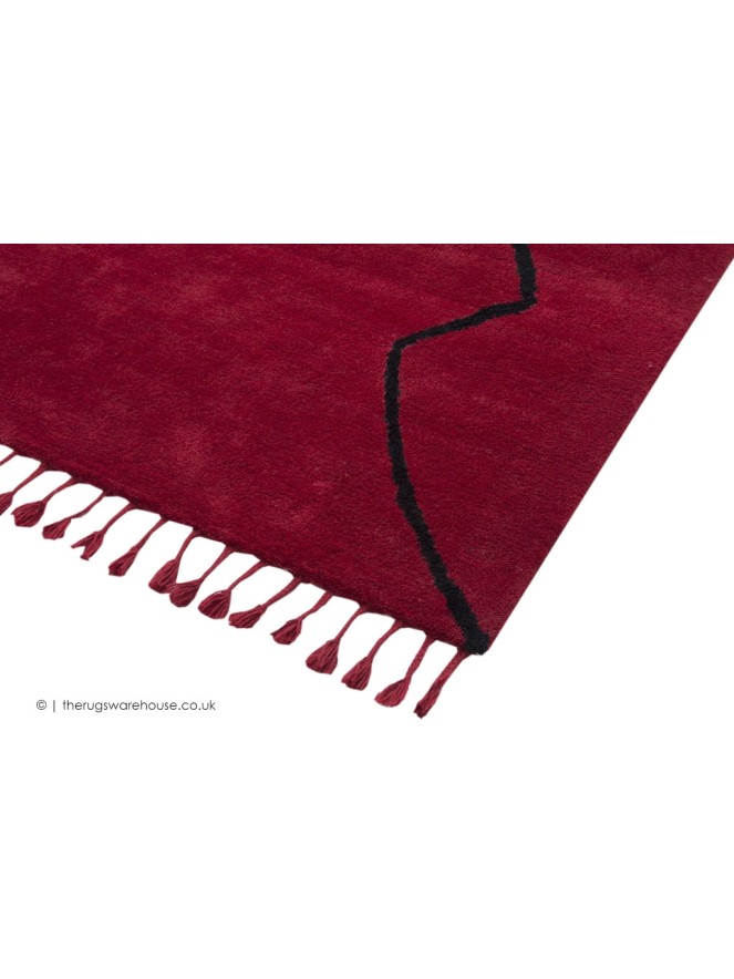 Boujad Tribal Red Rug - 3