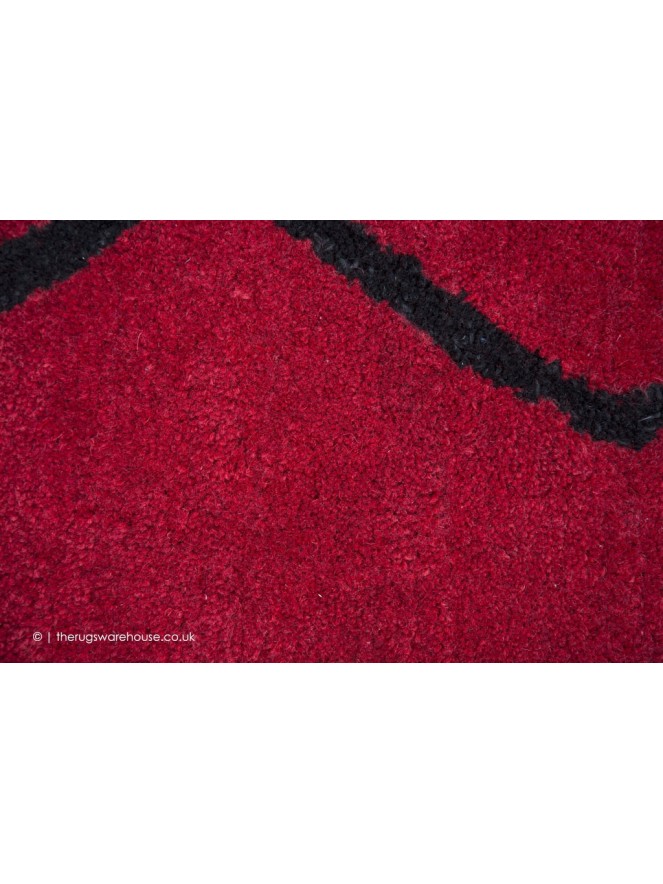 Boujad Tribal Red Rug - 5