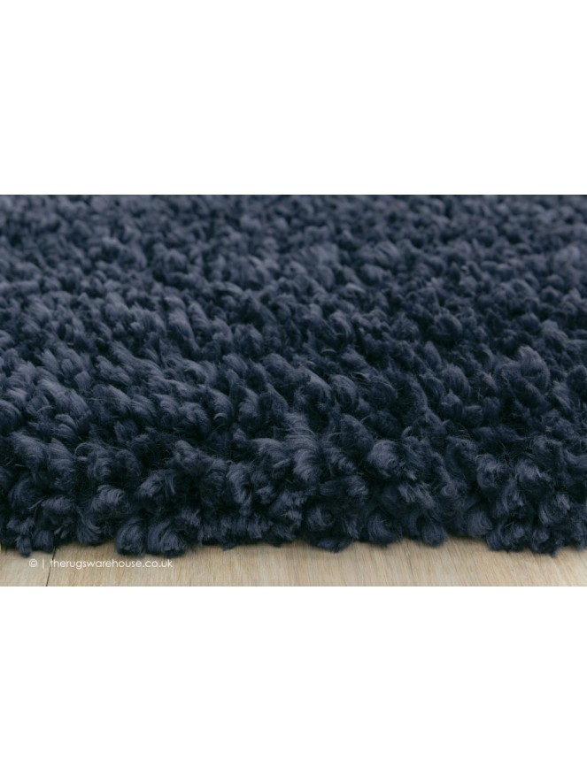 Spiral Twist Navy Rug - 4