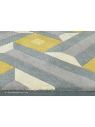 Reef Motif Ochre Rug - Thumbnail - 3