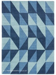 Reef Flag Blue Rug - Thumbnail - 5