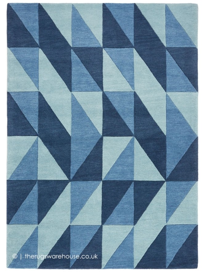 Reef Flag Blue Rug - 5