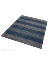 Ives Blue Stripes Rug - Thumbnail - 2