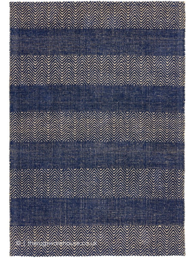 Ives Blue Stripes Rug - 6