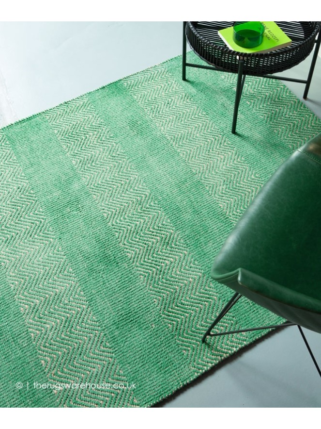 Ives Green Stripes Rug - 2