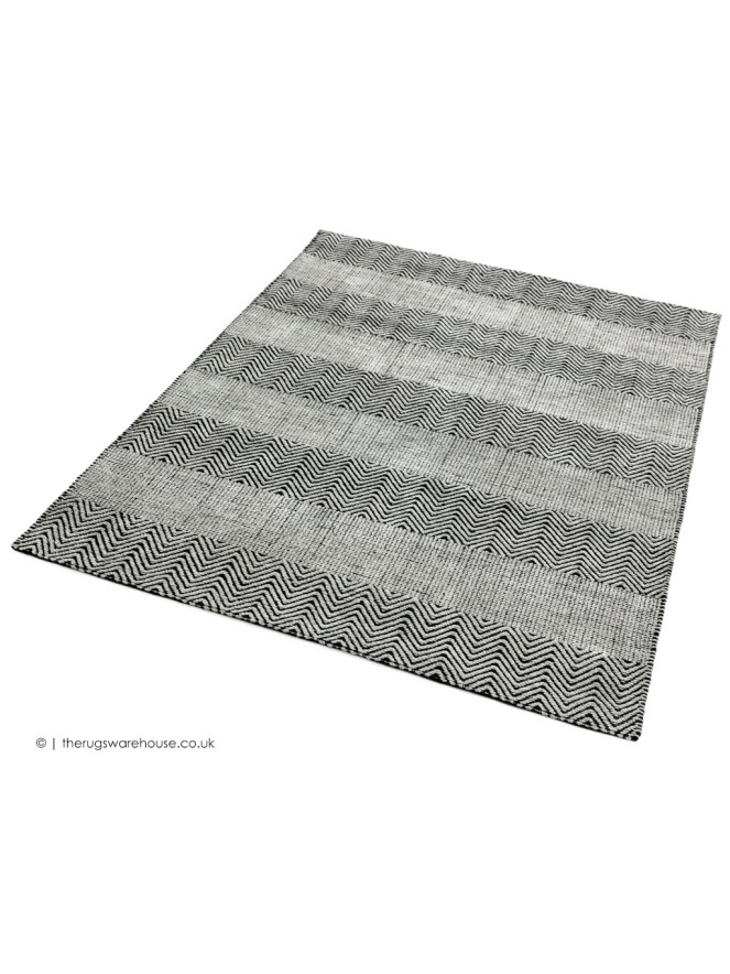 Ives Grey Stripes Rug - 2