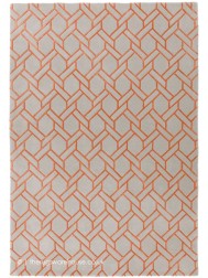 Fine Line Orange Rug - Thumbnail - 6