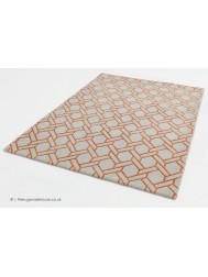 Fine Line Orange Rug - Thumbnail - 7