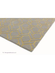 Fine Line Yellow Rug - Thumbnail - 3