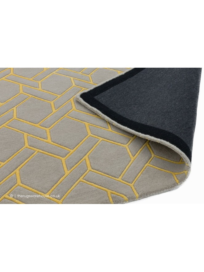 Fine Line Yellow Rug - 5