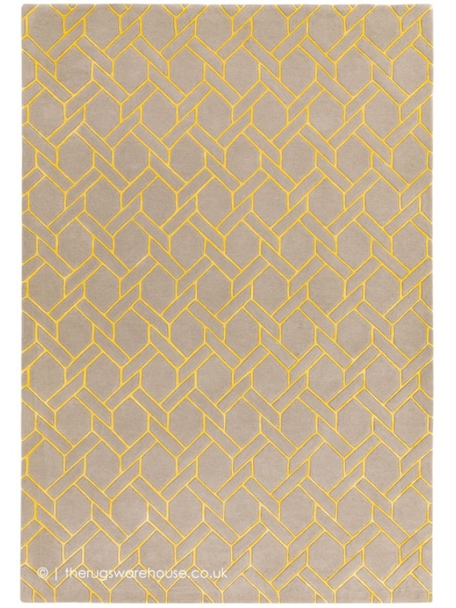 Fine Line Yellow Rug - 6