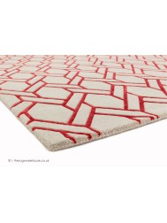 Fine Line Red Rug - Thumbnail - 4