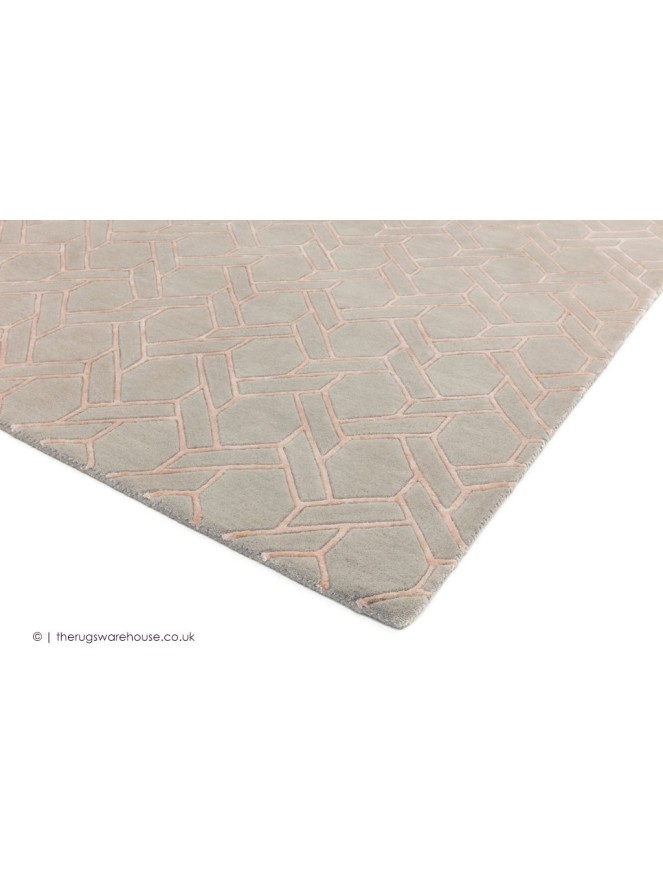 Fine Line Pink Rug - 3