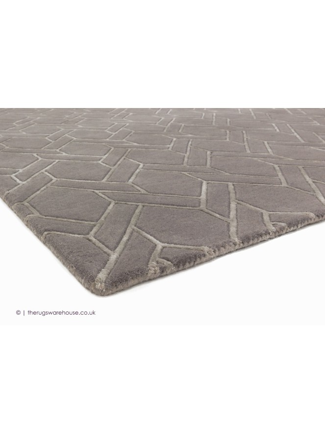 Fine Line Grey Rug - 3