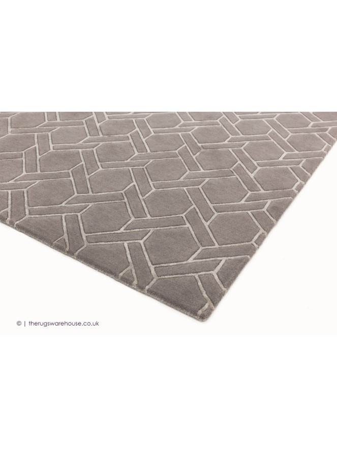 Fine Line Grey Rug - 4