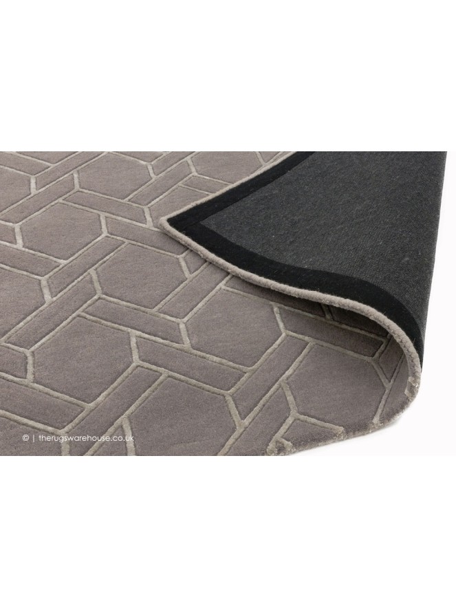 Fine Line Grey Rug - 5