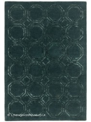 Nexus Octagons Petrol Rug - Thumbnail - 7