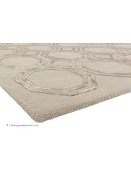 Nexus Octagons Beige Rug - Thumbnail - 4