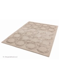 Nexus Octagons Beige Rug - Thumbnail - 6