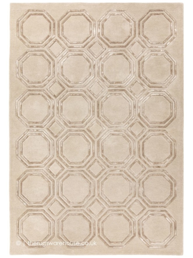 Nexus Octagons Beige Rug - 7