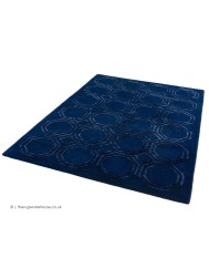 Nexus Octagons Navy Rug - Thumbnail - 2