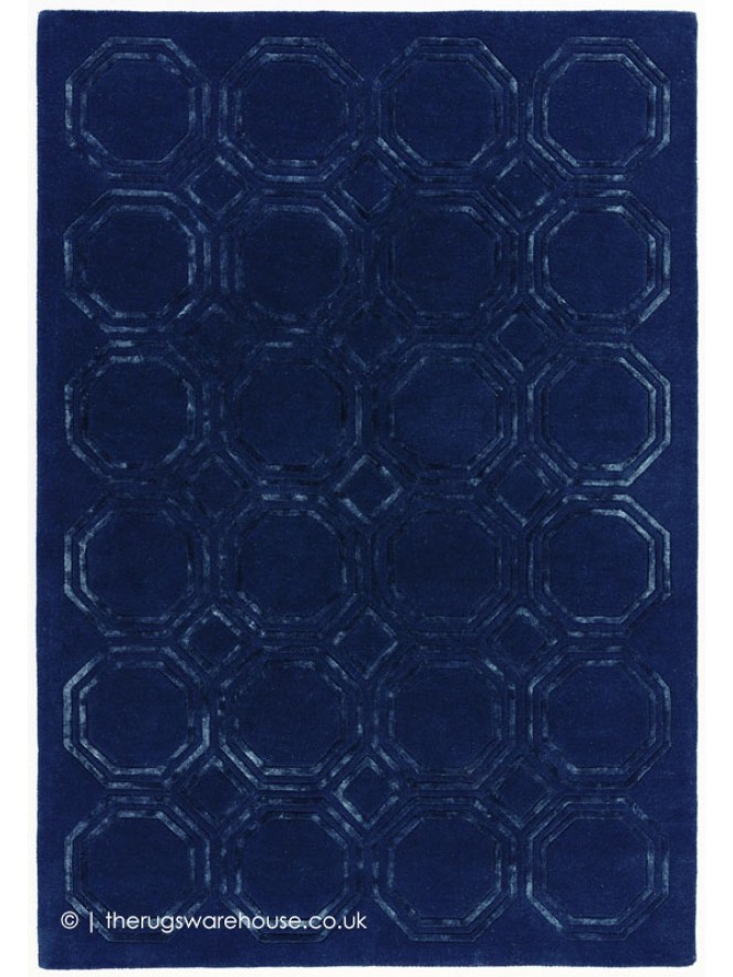 Nexus Octagons Navy Rug - 6