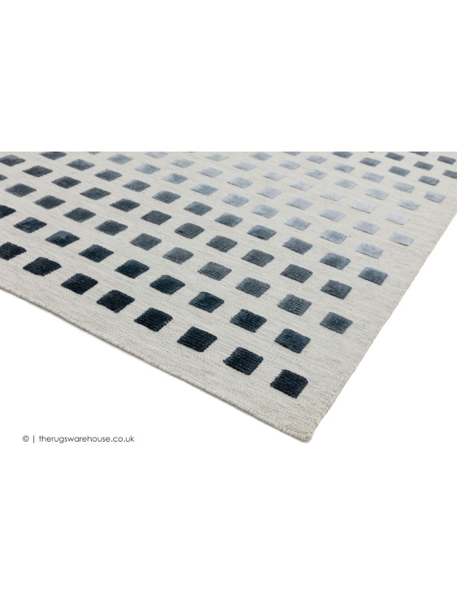 Silvery Squares Rug - 3