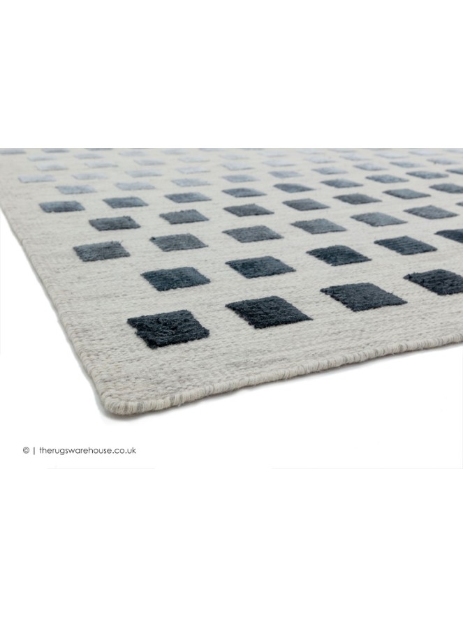 Silvery Squares Rug - 4