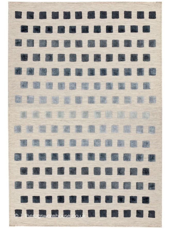 Silvery Squares Rug - 6