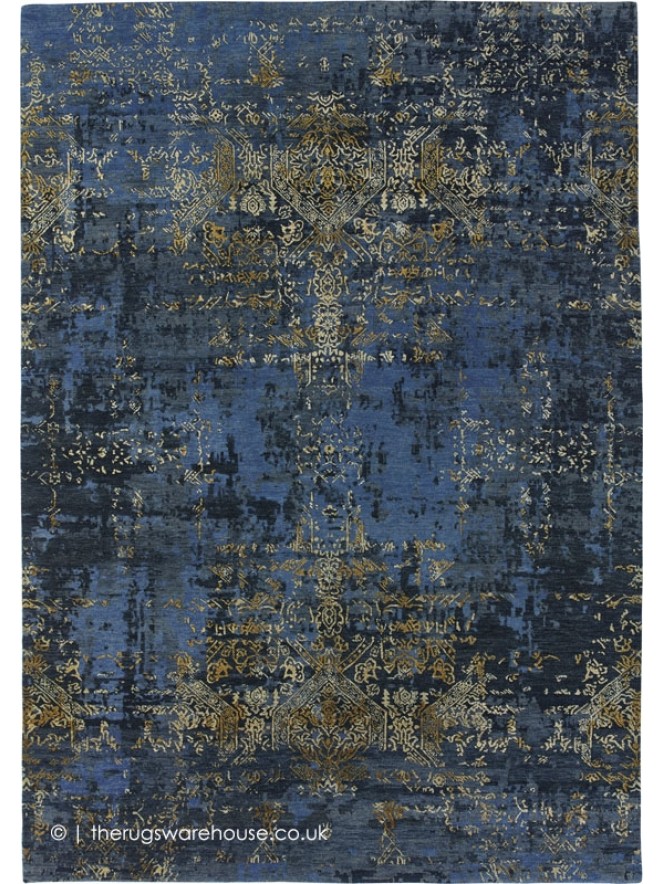 Elite Navy Gold Rug - 5