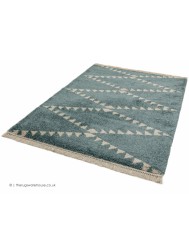 Rocco Geo Blue Rug - Thumbnail - 2