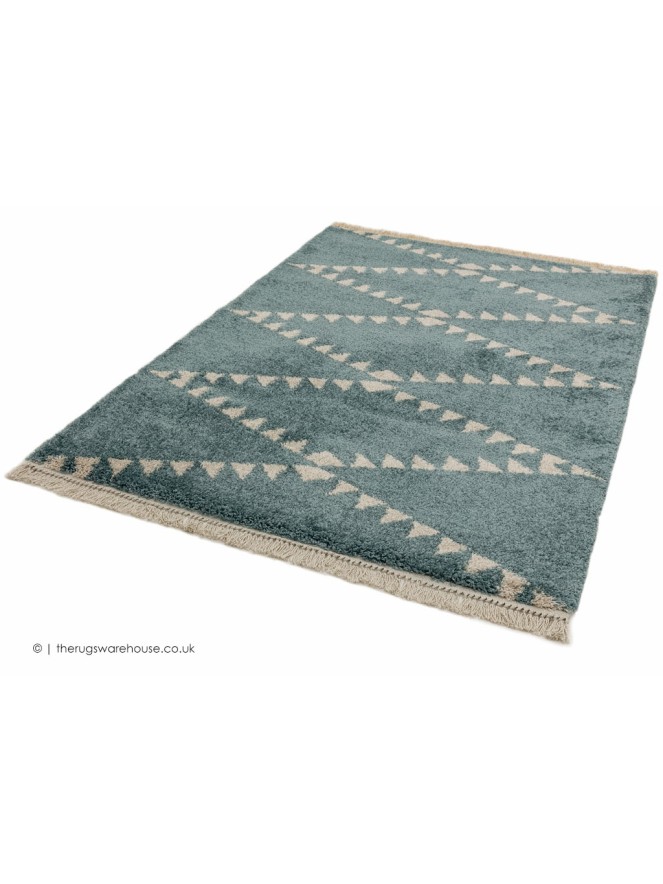 Rocco Geo Blue Rug - 2