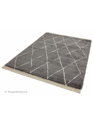 Rocco Diamonds Charcoal Rug - Thumbnail - 2