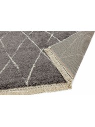 Rocco Diamonds Charcoal Rug - Thumbnail - 4