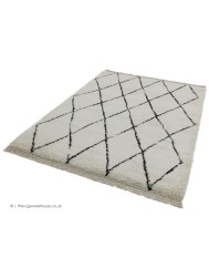 Rocco Diamonds Cream Rug - Thumbnail - 2