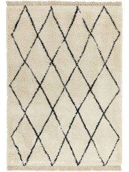 Rocco Diamonds Cream Rug - Thumbnail - 5