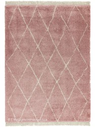 Rocco Diamonds Pink Rug - Thumbnail - 5