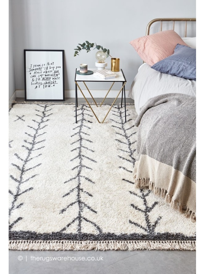 Rocco Tribal Cream Rug - 2