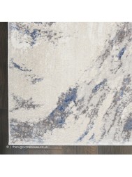 Mia Ivory Blue Rug - Thumbnail - 5