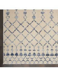 Robino Beige Blue Rug - Thumbnail - 4