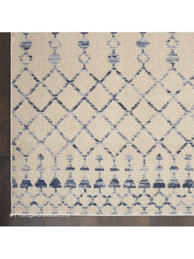 Robino Beige Blue Rug - 4