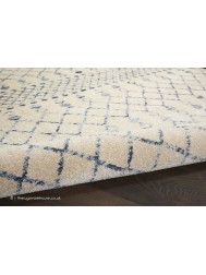 Robino Beige Blue Rug - Thumbnail - 6