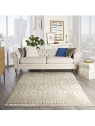 Robino Beige Grey Rug - Thumbnail - 2