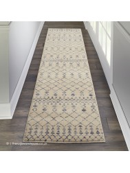 Robino Beige Blue Runner - Thumbnail - 2