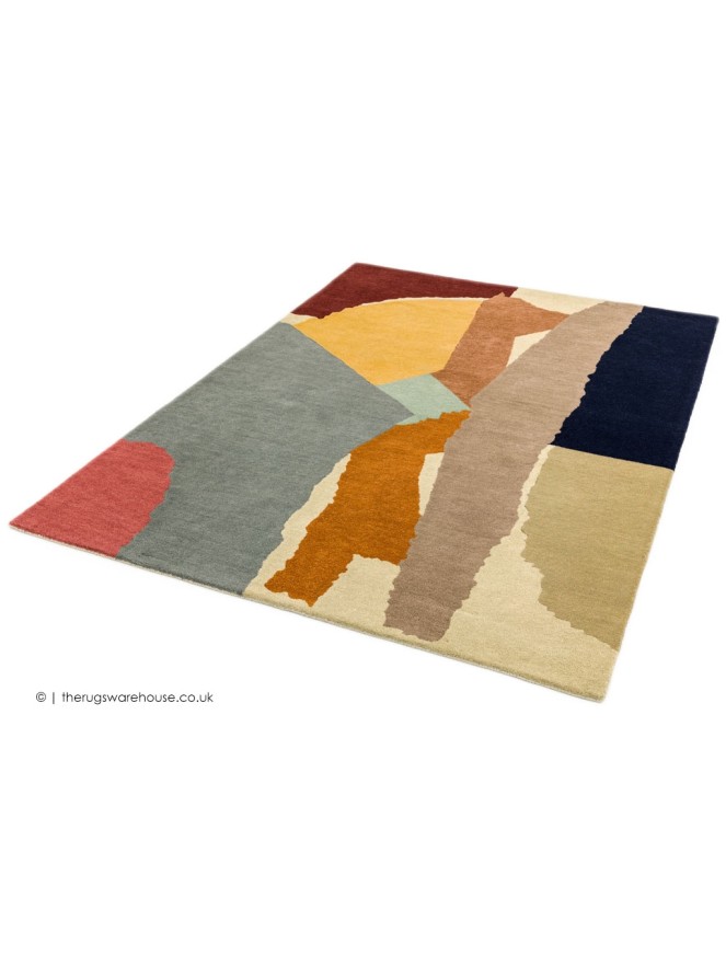 Rugshop Modern Abstract Area Rug – Wavy Circles Design – 8x10 Rectangle – Turkish Polypropylene