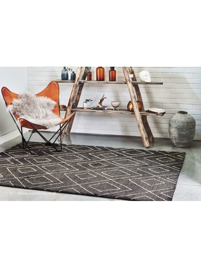 Nomad Style Grey Rug - 2